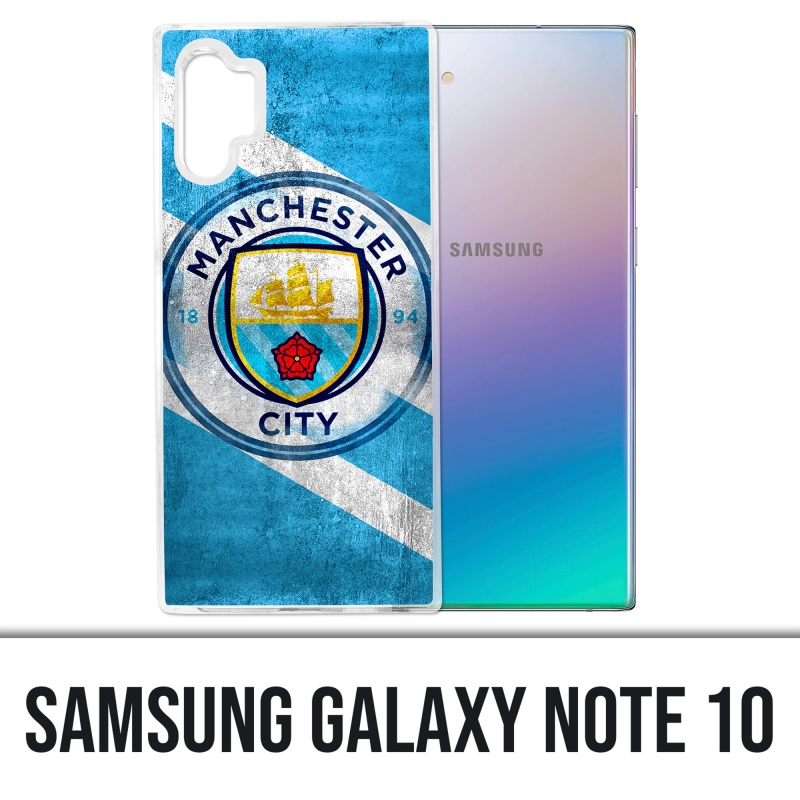 Coque Samsung Galaxy Note 10 - Manchester Football Grunge