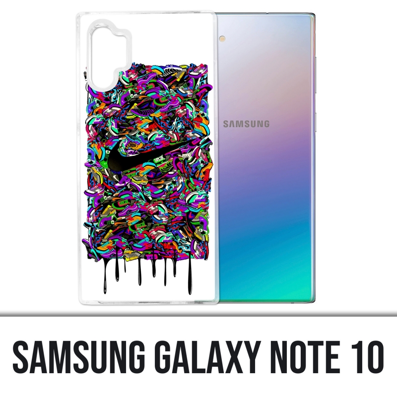 Coque Samsung Galaxy Note 10 - Nike Sneakers Art