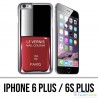 Custodia per iPhone 6 Plus / 6S Plus - Vernice rossa Parigi