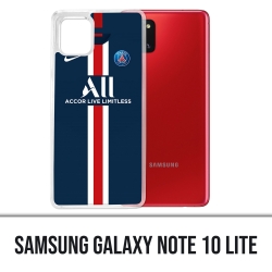 Coque Samsung Galaxy Note 10 Lite - Maillot PSG Football 2020