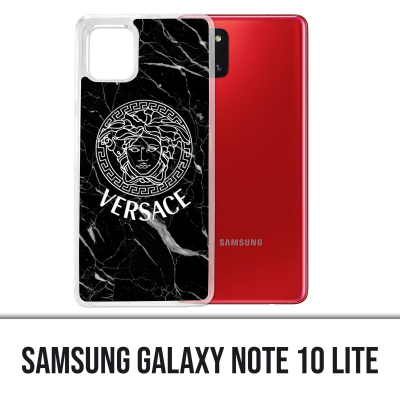 Samsung Galaxy Note 10 Lite Hülle - Versace schwarzer Marmor