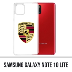 Funda Samsung Galaxy Note 10 Lite - logo blanco Porsche