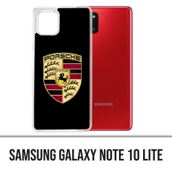 Coque Samsung Galaxy Note 10 Lite - Porsche Logo Noir