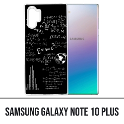 Coque Samsung Galaxy Note 10 Plus - E égale MC 2 tableau noir