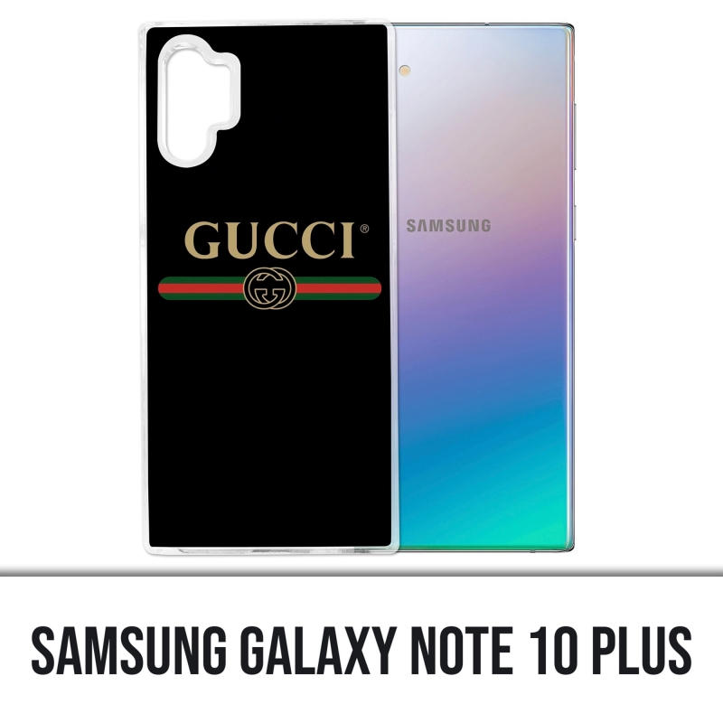 Funda Samsung Galaxy Note 10 Plus - cinturón con logo Gucci