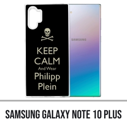 Funda Samsung Galaxy Note 10 Plus - Mantenga la calma Philipp Plein