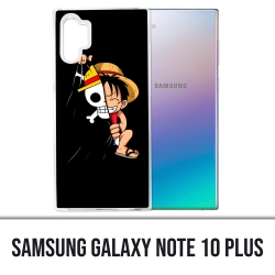 Samsung Galaxy Note 10 Plus Hülle - One Piece Baby Ruffy Flag