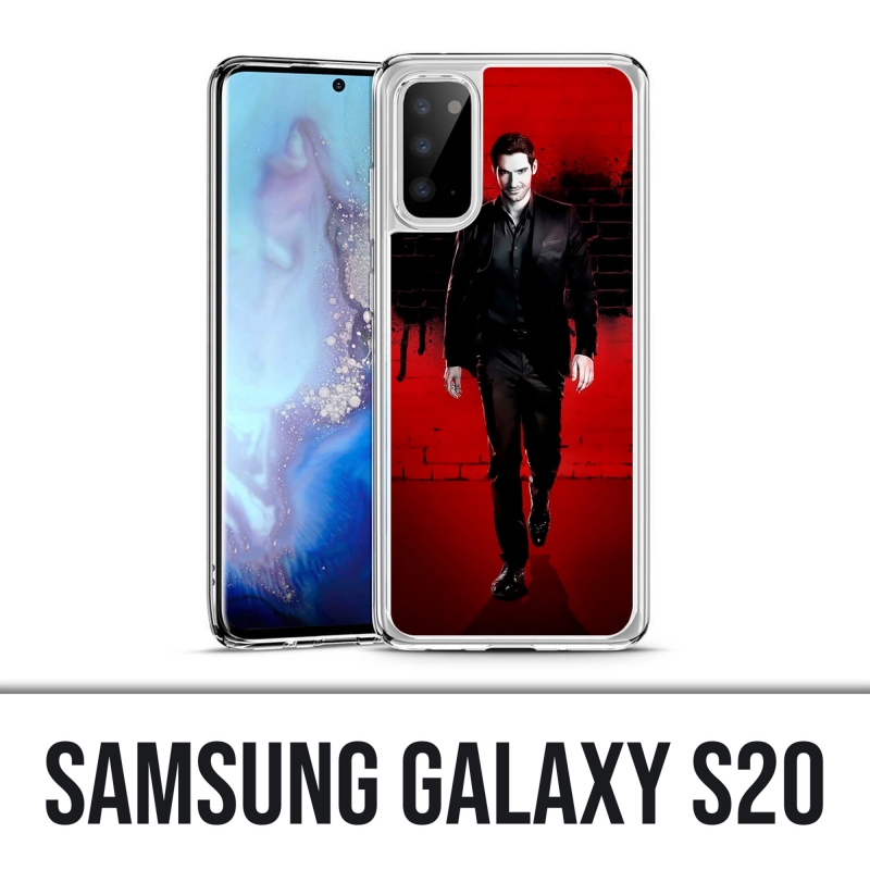 Coque Samsung Galaxy S20 - Lucifer ailes mur
