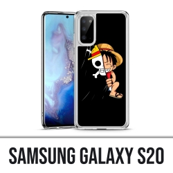 Coque Samsung Galaxy S20 - One Piece baby Luffy Drapeau
