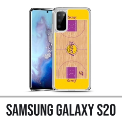 Funda Samsung Galaxy S20 - Campo de besketball de la NBA de los Lakers