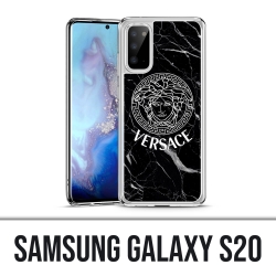 Coque Samsung Galaxy S20 - Versace marbre noir