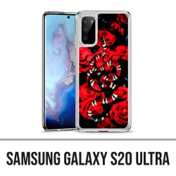 Samsung Galaxy S20 Ultra Hülle - Gucci Schlangenrosen