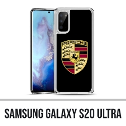 Custodia Samsung Galaxy S20 Ultra - Logo Porsche nero