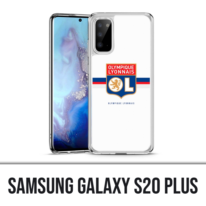 Coque Samsung Galaxy S20 Plus - OL Olympique Lyonnais logo bandeau