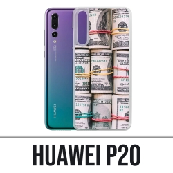 Coque Huawei P20 - Billets Dollars rouleaux