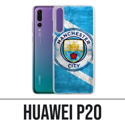 Huawei P20 cover - Manchester Football Grunge