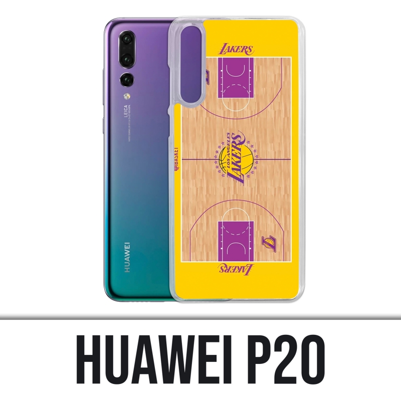 Funda Huawei P20 - Campo de besketball de la NBA de los Lakers