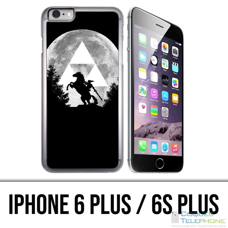 Custodia per iPhone 6 Plus / 6S Plus - Zelda Moon Trifoce