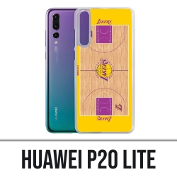 Funda Huawei P20 Lite - Campo de besketball de la NBA de los Lakers