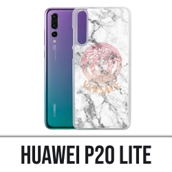 Huawei P20 Lite Gehäuse - Versace weißer Marmor