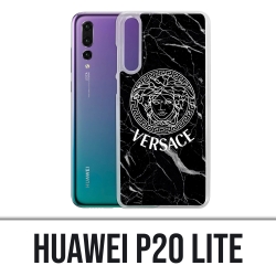 Huawei P20 Lite Case - Versace schwarzer Marmor