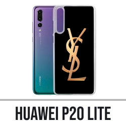 Funda Huawei P20 Lite - Logotipo YSL Yves Saint Laurent Gold