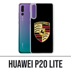 Coque Huawei P20 Lite - Porsche Logo Noir