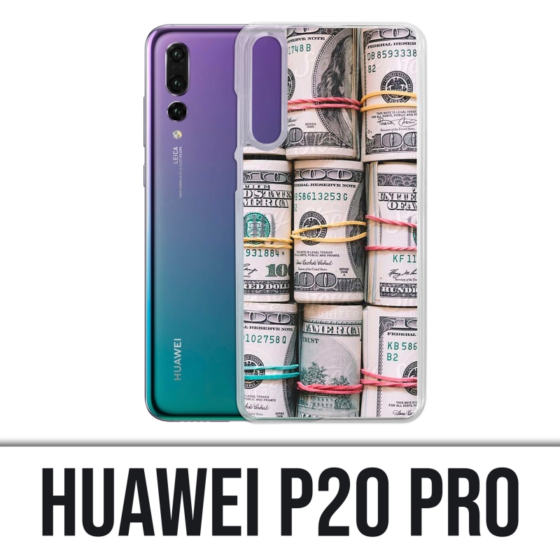 Coque Huawei P20 Pro - Billets Dollars rouleaux