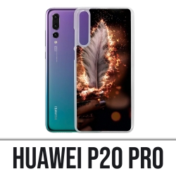 Coque Huawei P20 Pro - Plume feu