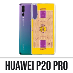 Coque Huawei P20 Pro - Terrain besketball Lakers NBA