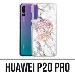 Huawei P20 Pro case - Versace white marble
