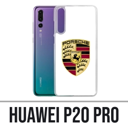 Custodia Huawei P20 Pro - Porsche bianco logo