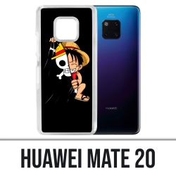 Funda Huawei Mate 20 - One Piece baby Luffy Flag