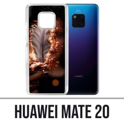 Coque Huawei Mate 20 - Plume feu