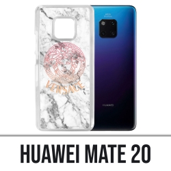 Huawei Mate 20 case - Versace white marble