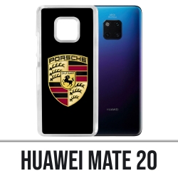 Coque Huawei Mate 20 - Porsche Logo Noir