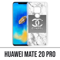Huawei Mate 20 PRO Case - Chanel White Marble
