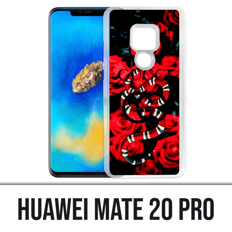 Custodia Huawei Mate 20 PRO: rose serpenti Gucci