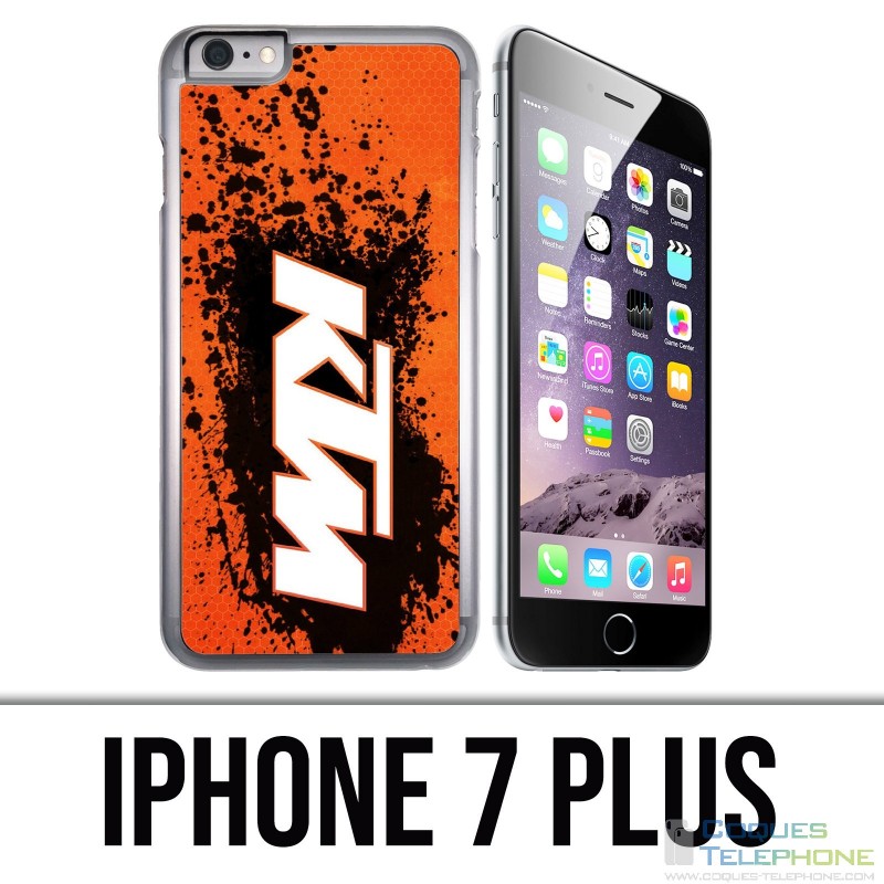 Coque iPhone 7 PLUS - Ktm Logo Galaxy