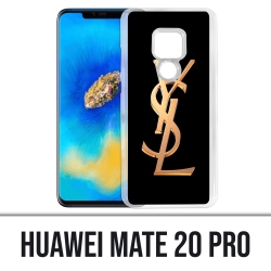 Custodia Huawei Mate 20 PRO - Logo YSL Yves Saint Laurent Gold
