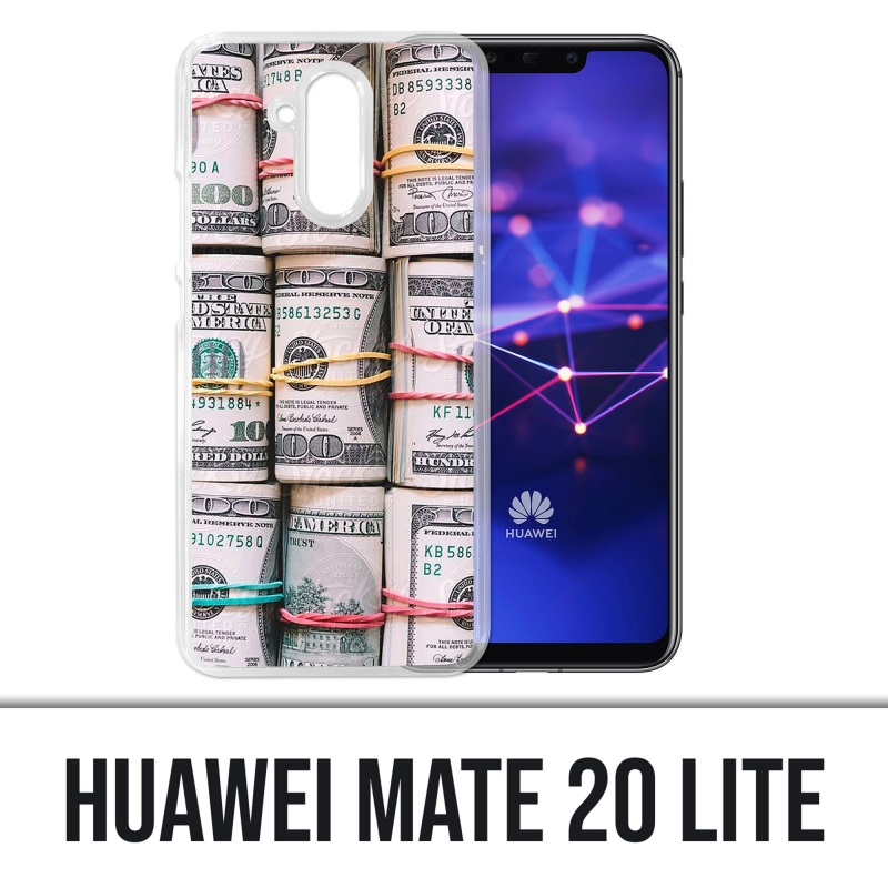Coque Huawei Mate 20 Lite - Billets Dollars rouleaux