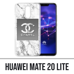 Huawei Mate 20 Lite Case - Chanel White Marble