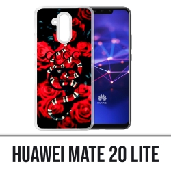 Custodia Huawei Mate 20 Lite: rose serpenti Gucci