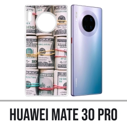 Coque Huawei Mate 30 Pro - Billets Dollars rouleaux