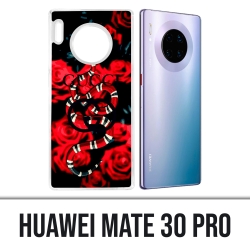 Funda Huawei Mate 30 Pro - Rosas de serpiente Gucci