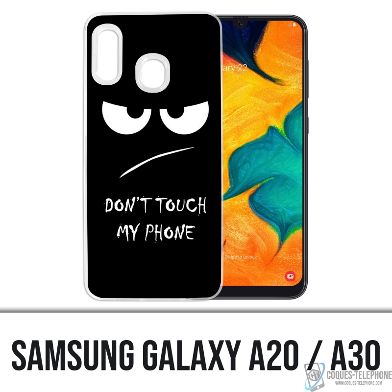 Funda Samsung Galaxy A20 / A30 - No toque mi teléfono enojado