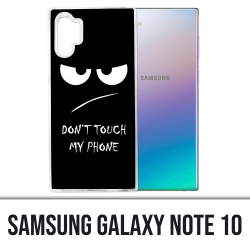 Funda Samsung Galaxy Note 10 - No toque mi teléfono enojado