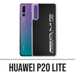 Custodia Huawei P20 Lite - Logo Amg Carbone