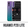 Custodia Huawei P20 Lite - Fotocamera vintage nera