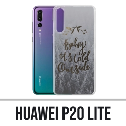 Huawei P20 Lite Case - Baby kalt draußen